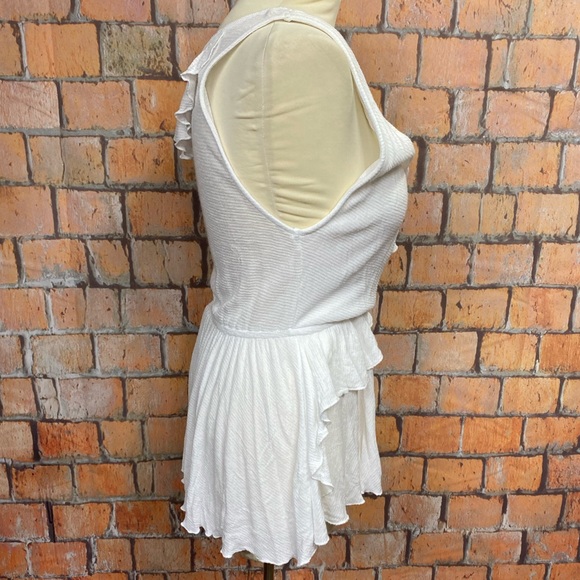 Free People Float Away Faux Wrap Ruffle Tank Top - Picture 8 of 12